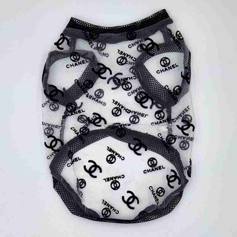 chanel-black-mesh-shirt-dog