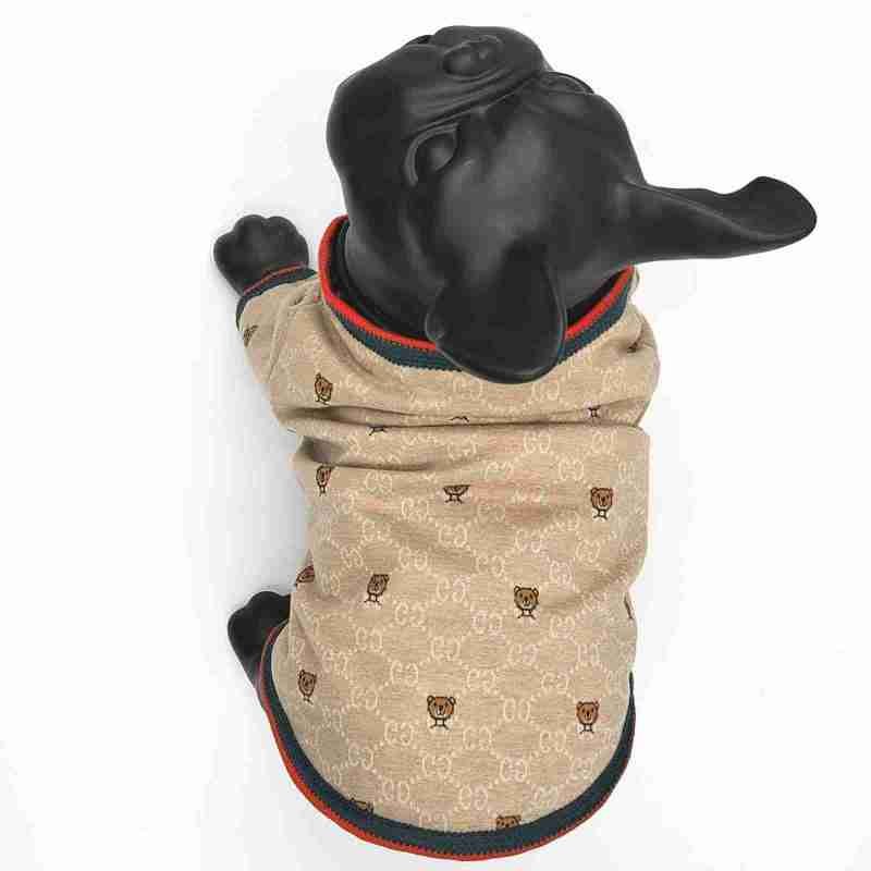 gucci-tan-button-down-jacket- for-dog