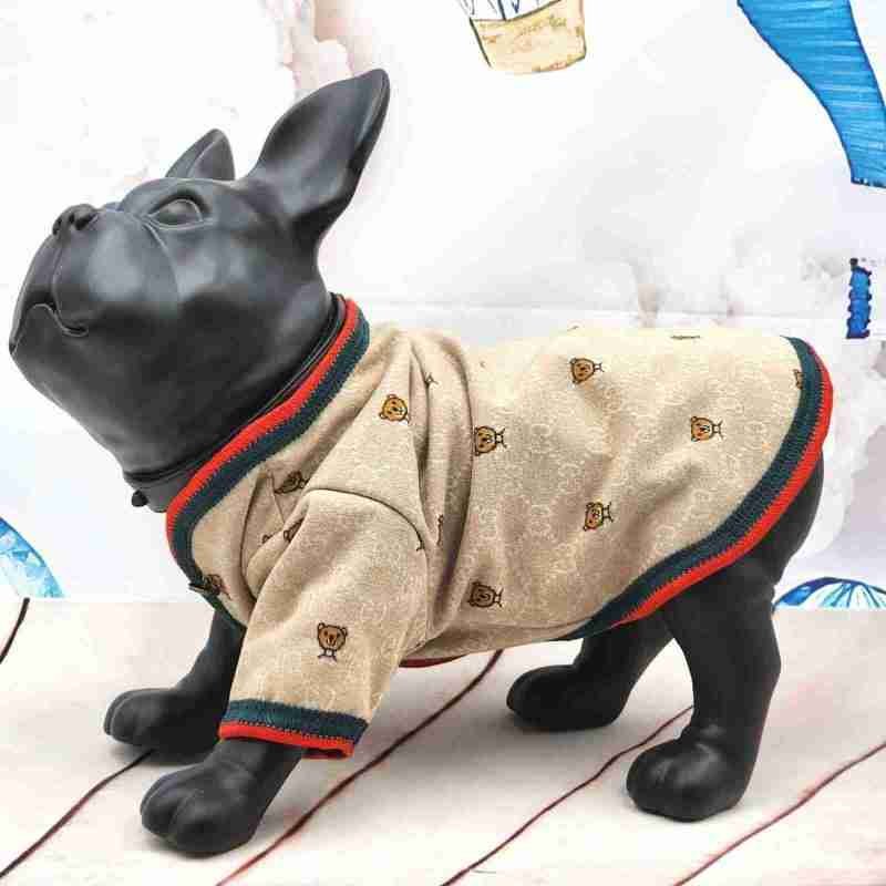 gucci-tan-button-down-jacket- for-dog