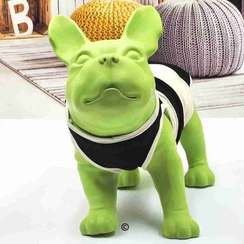 tompets-t shirt-black white-stripe-for dog