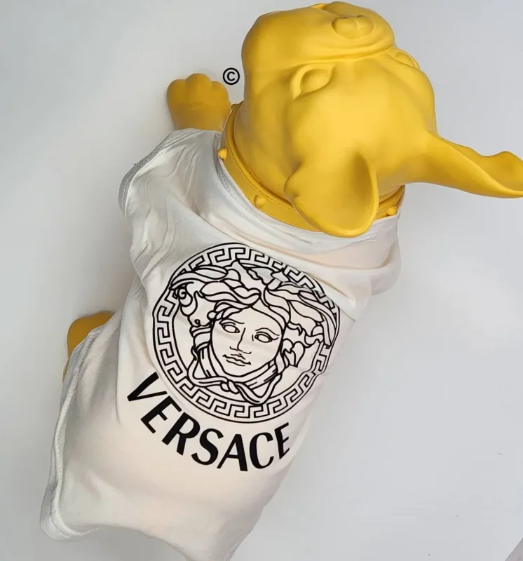 Luxury Versace Black or White Pullover Dog T-shirt