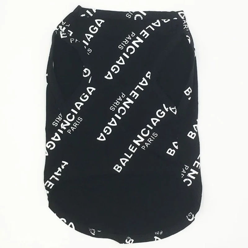 balenciaga black tshirt for dogs
